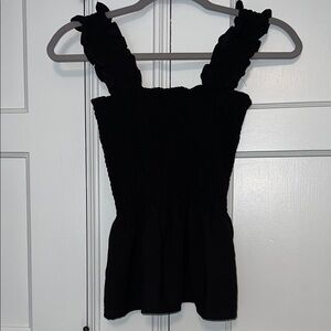 Elegant Black Sleeveless Top
